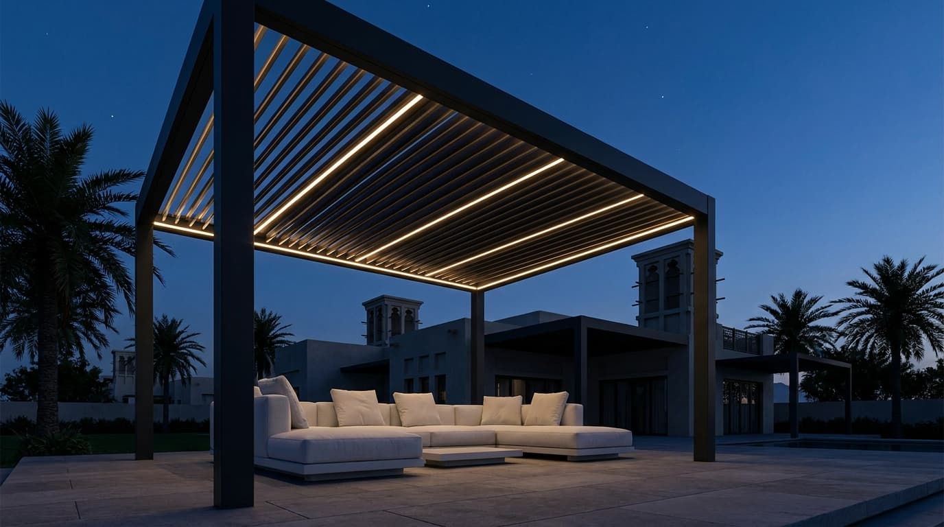Louvered Pergola · Aluminium
